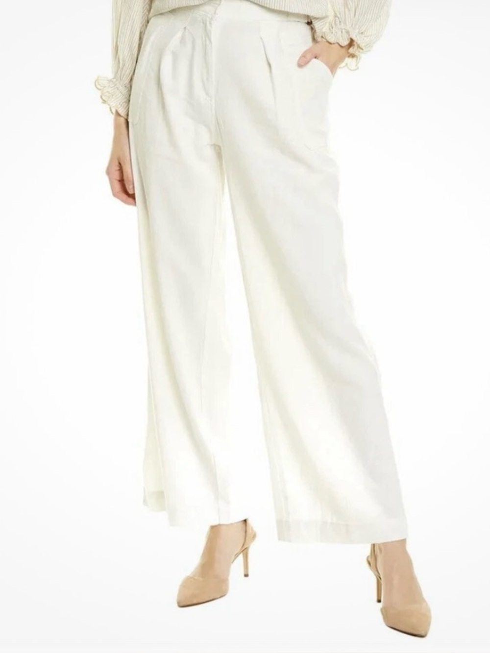 Max Studio Wide Leg Trouser Pant Women's Size: M